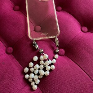 Ossa New York pearl Phone case shoulder strap